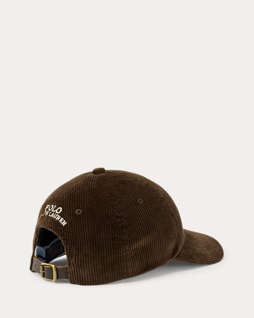 Ralph Lauren Corduroy Ball Cap – Dark Beech
