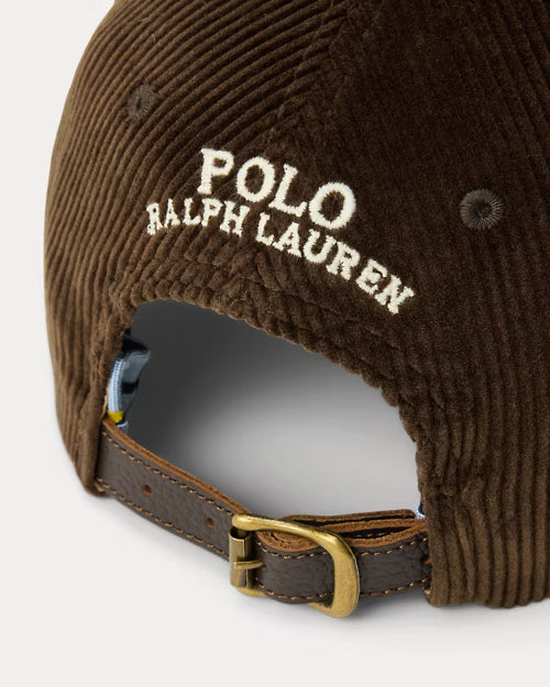 Ralph Lauren Corduroy Ball Cap – Dark Beech