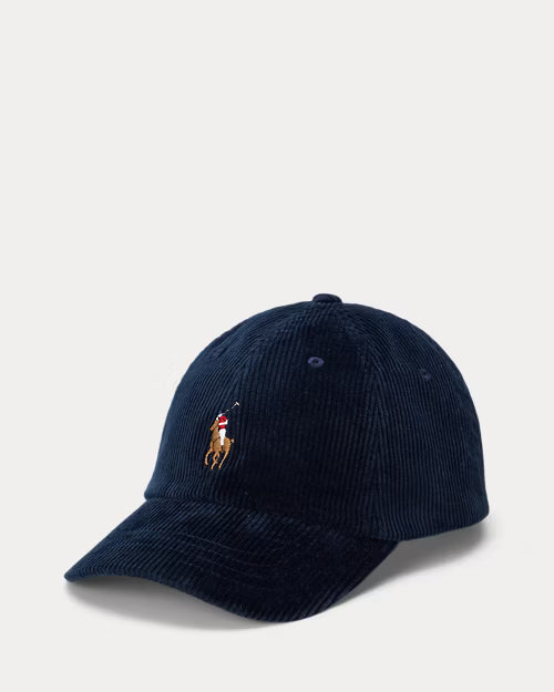 Ralph Lauren Corduroy Ball Cap – Aviator Navy