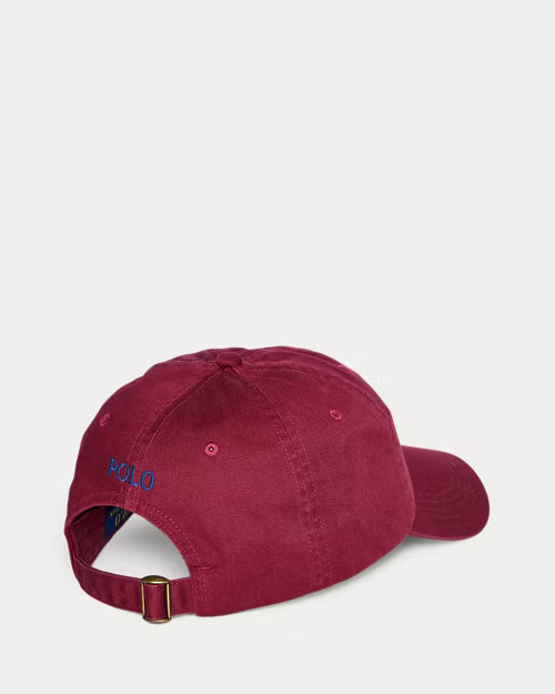 Ralph Lauren The Iconic Cotton Chino Ball Cap – Classic Wine