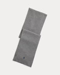 Ralph Lauren Signature Pony Wool Scarf – Fawn Grey Heather