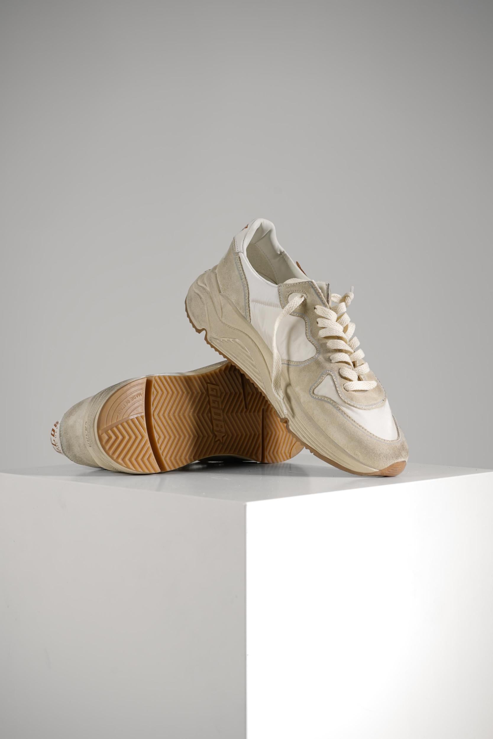 Running Sole White/Beige/Brown