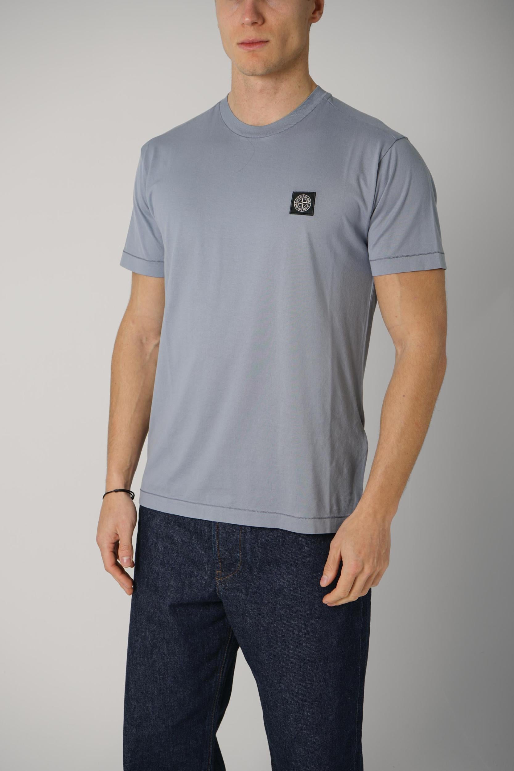S0013 Stone Island Basic Tshirt Blue