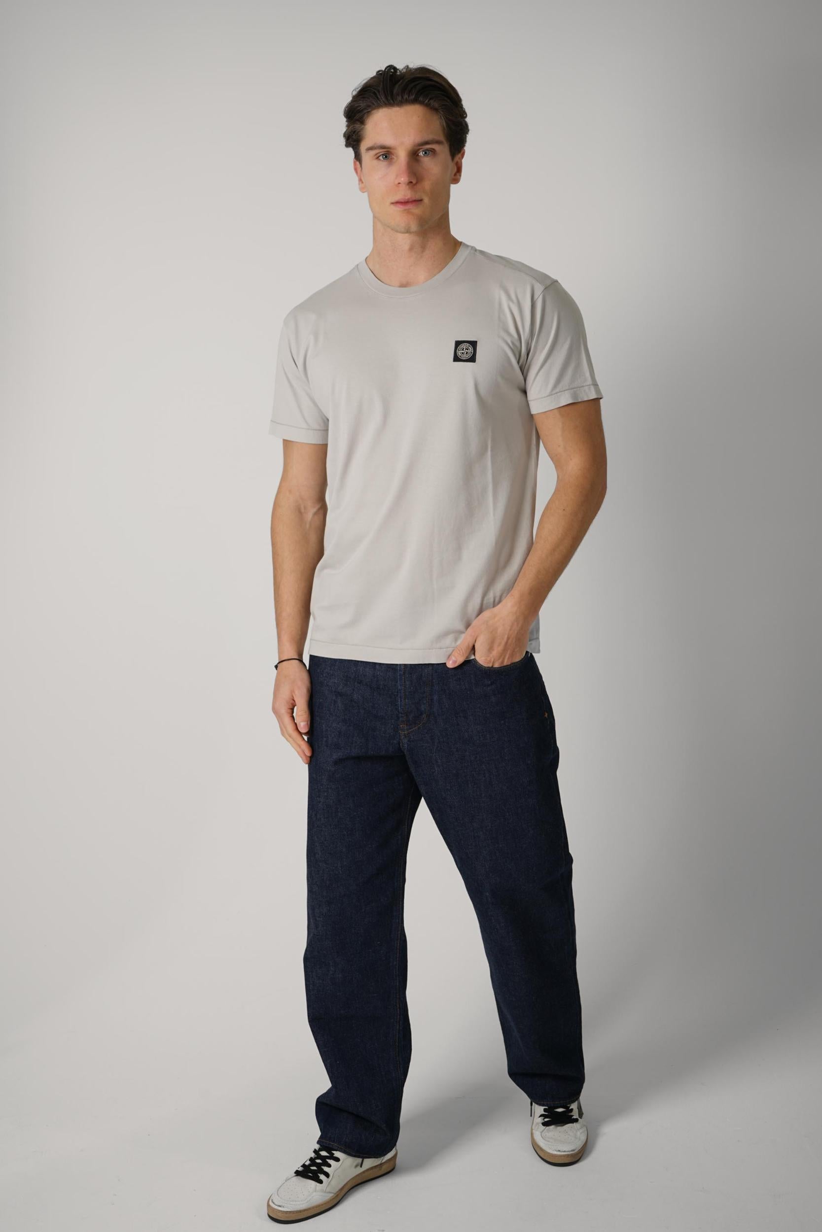 S0013 Stone Island Basic Tshirt Grey