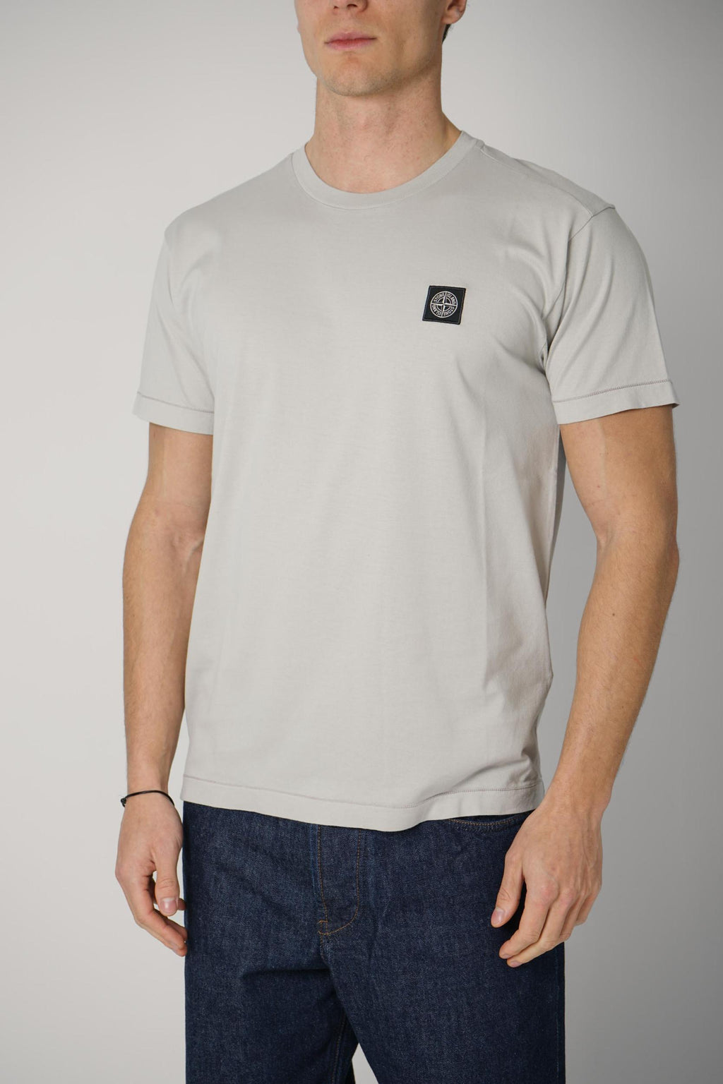 S0013 Stone Island Basic Tshirt Grey
