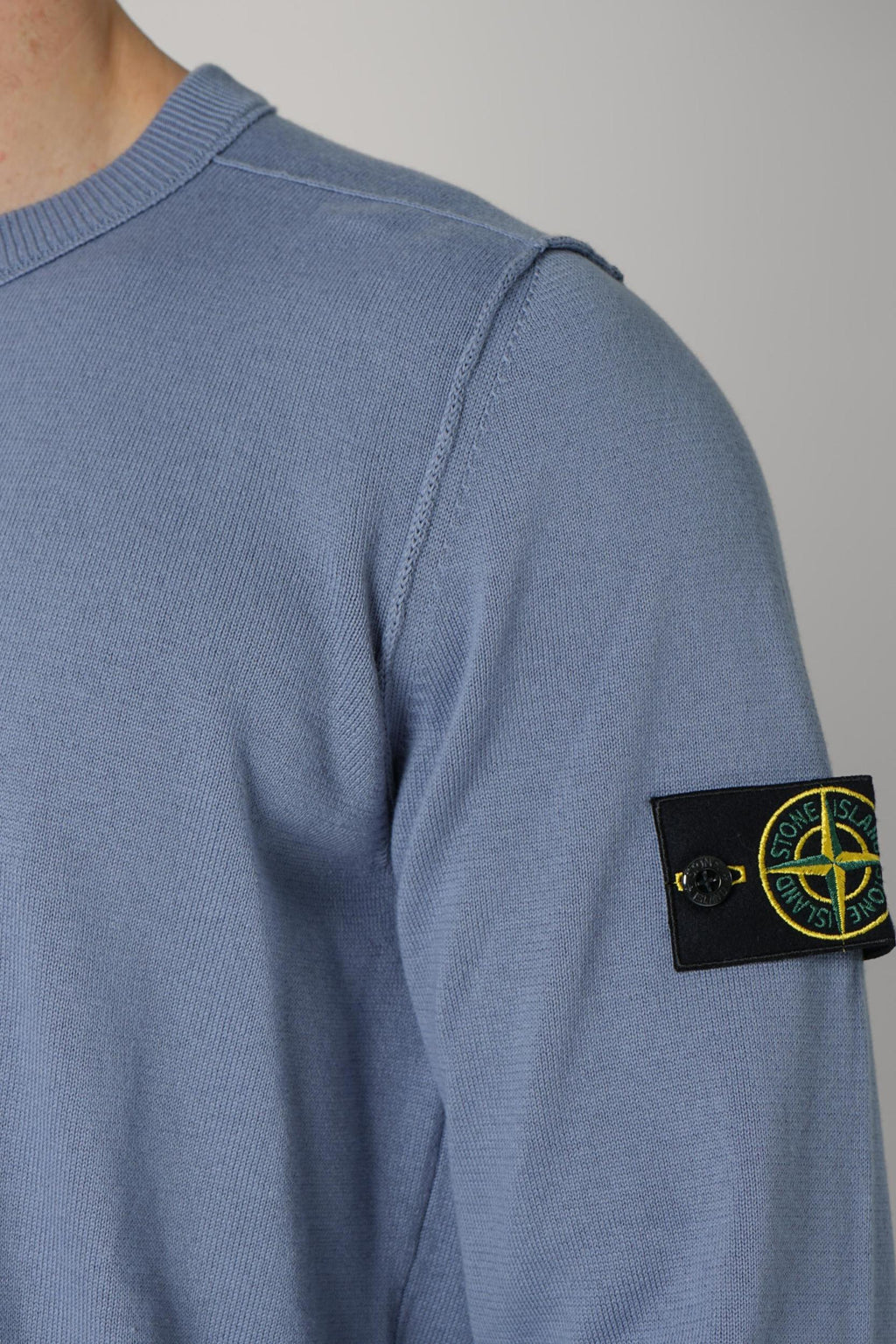 S0082 Stone Island Knitwear Crew Blue