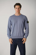 S0082 Stone Island Knitwear Crew Blue