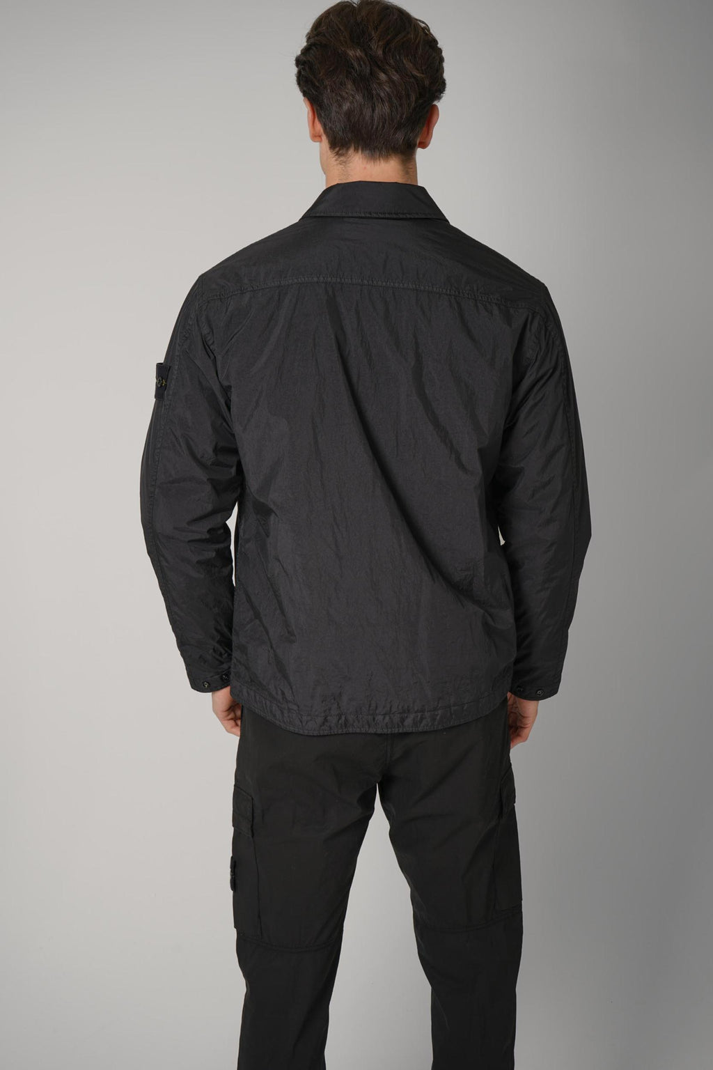 S0A23 Stone Island Overshirt Jacket  Nylon Black