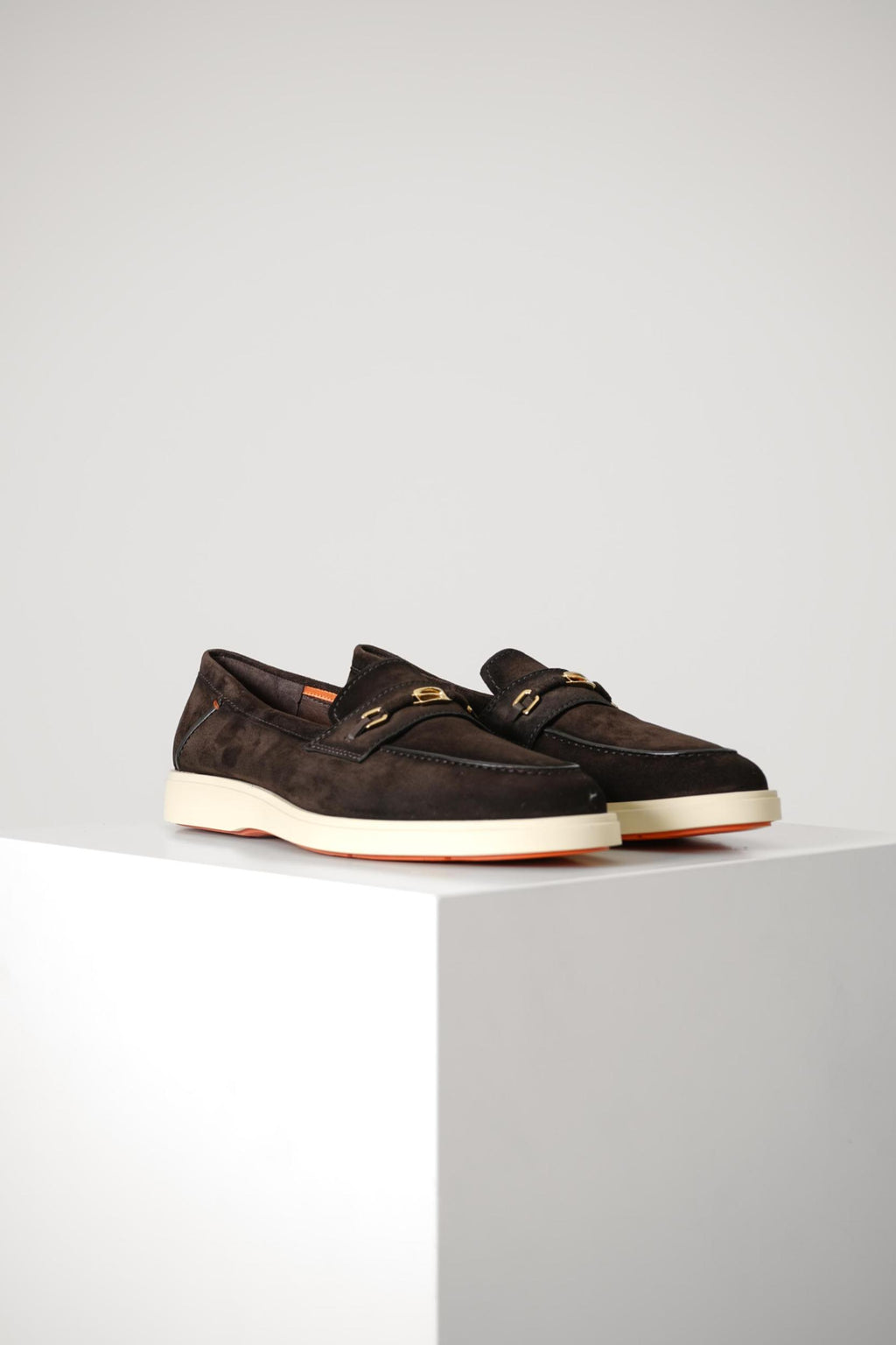 Santoni Detroit Loafer Dark Brown