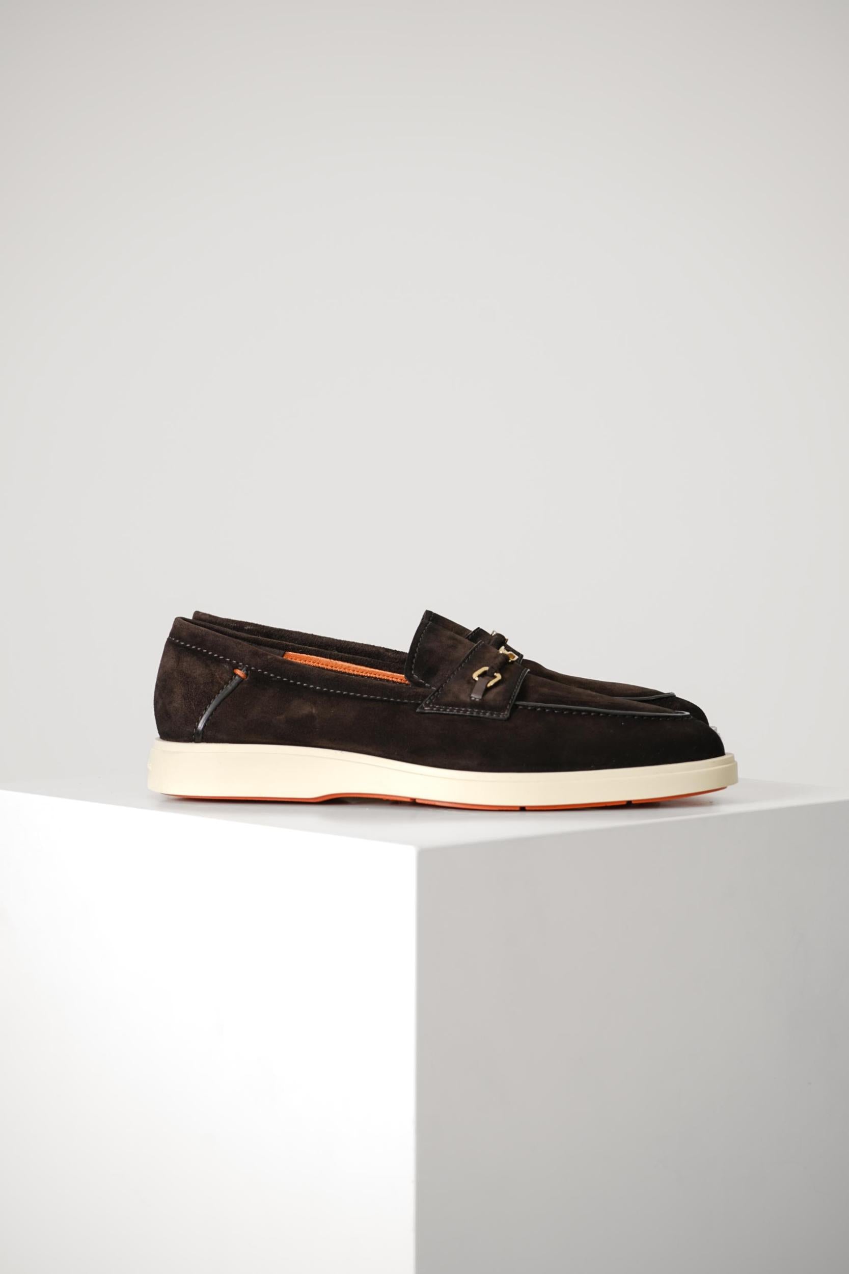 Santoni Detroit Loafer Dark Brown