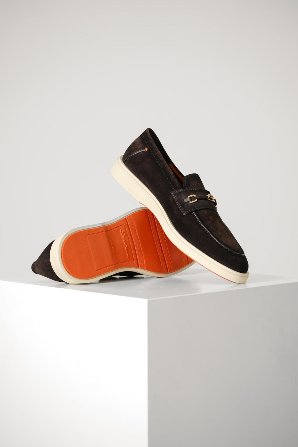 Santoni Detroit Loafer Dark Brown