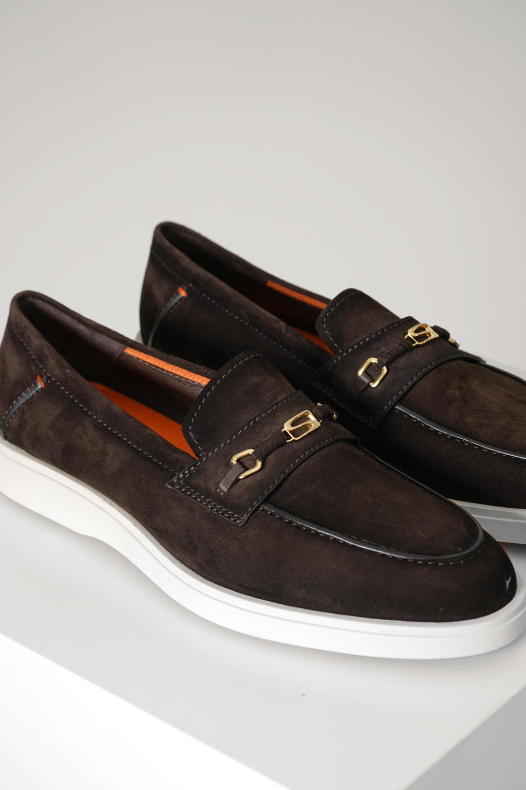 Santoni Detroit Loafer Dark Brown