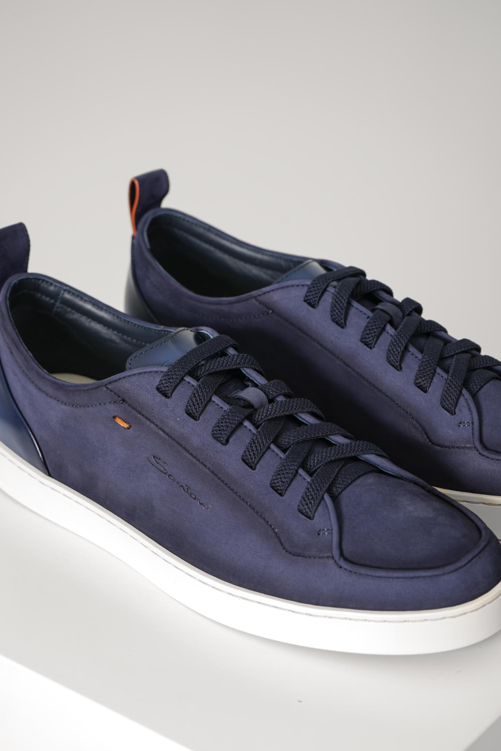 Santoni Montecarlo Sneaker Navy