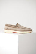 Santoni Suede Loafer Beige