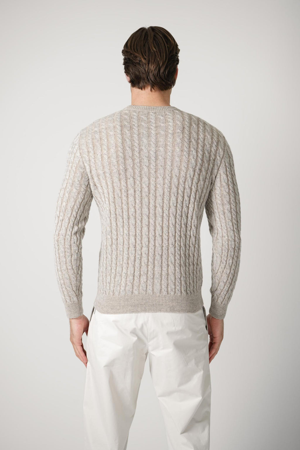 Sease Cable Knit Vanise Beige