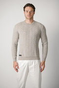 Sease Cable Knit Vanise Beige