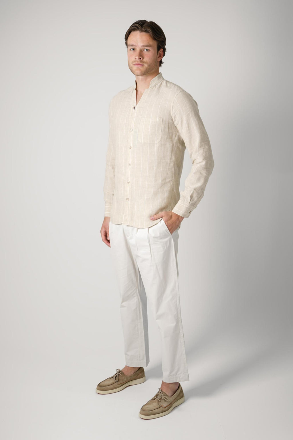 Sease Fish Tail Shirt Beige