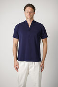 Sease Fish Tail Short Polo Shirt Navy