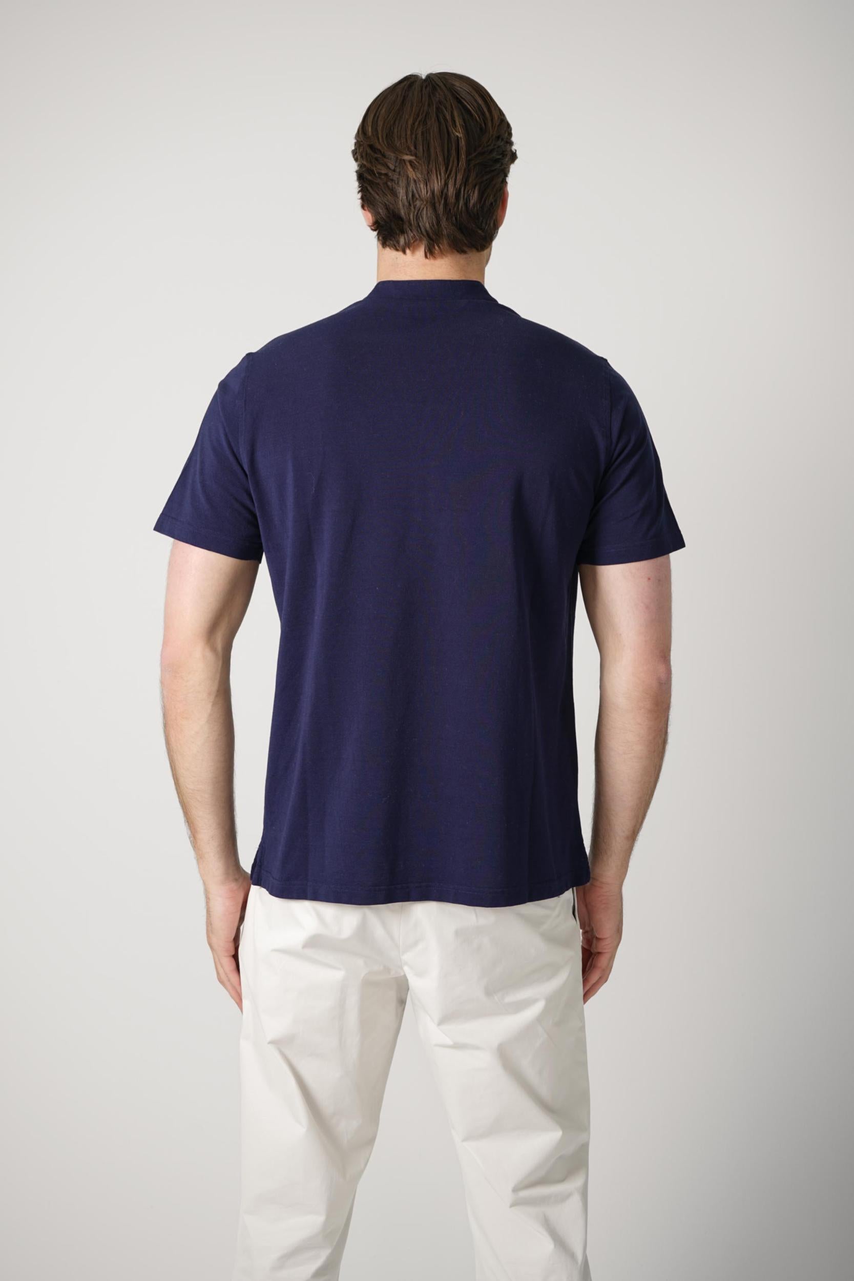 Sease Fish Tail Short Polo Shirt Navy