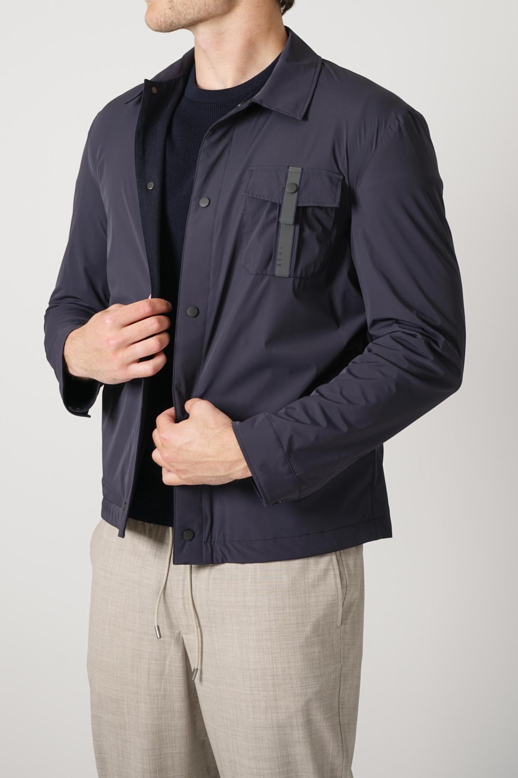 Sease Jib Set Overshirt Dark Blue