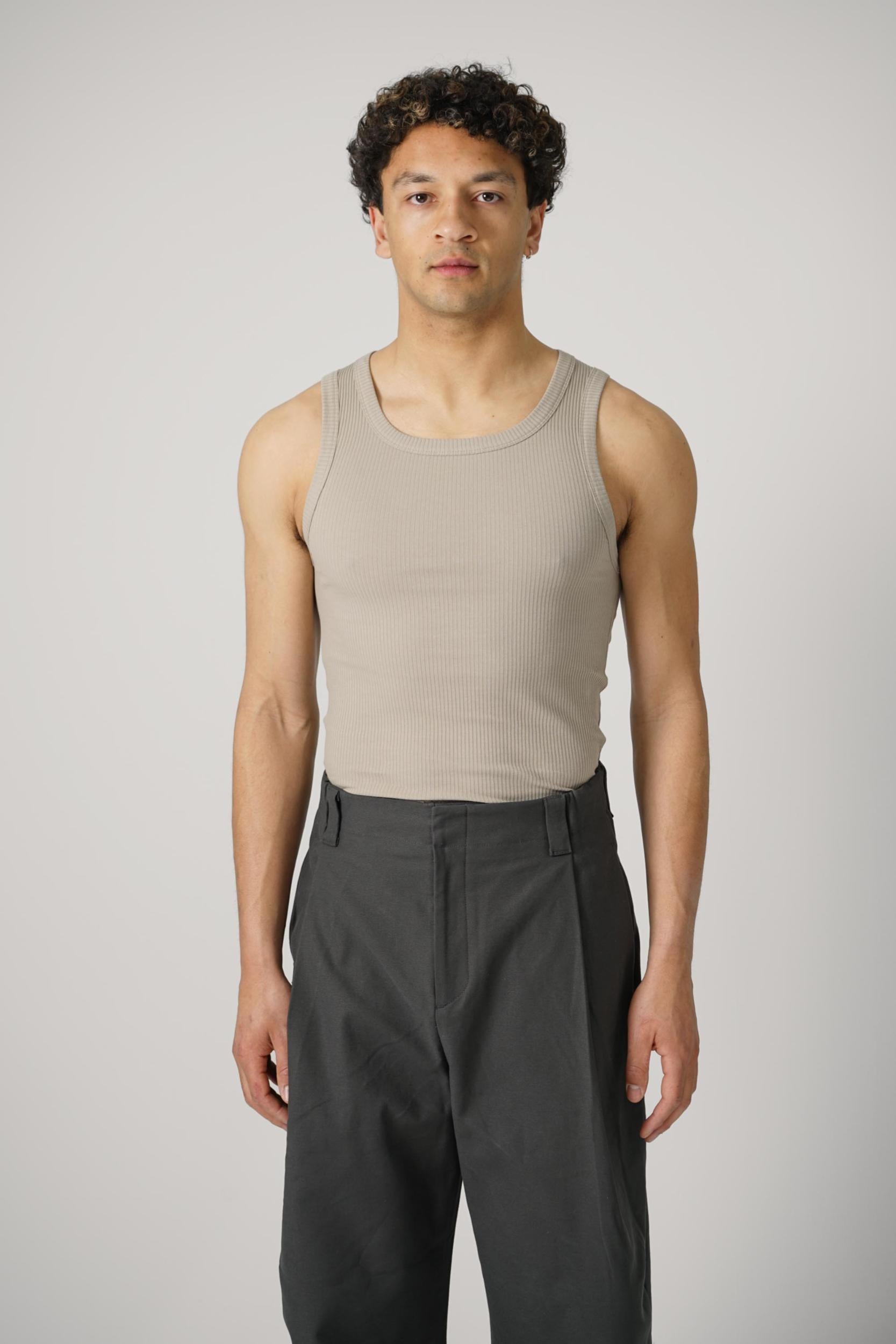 Seventh Base Rib Vest Sand