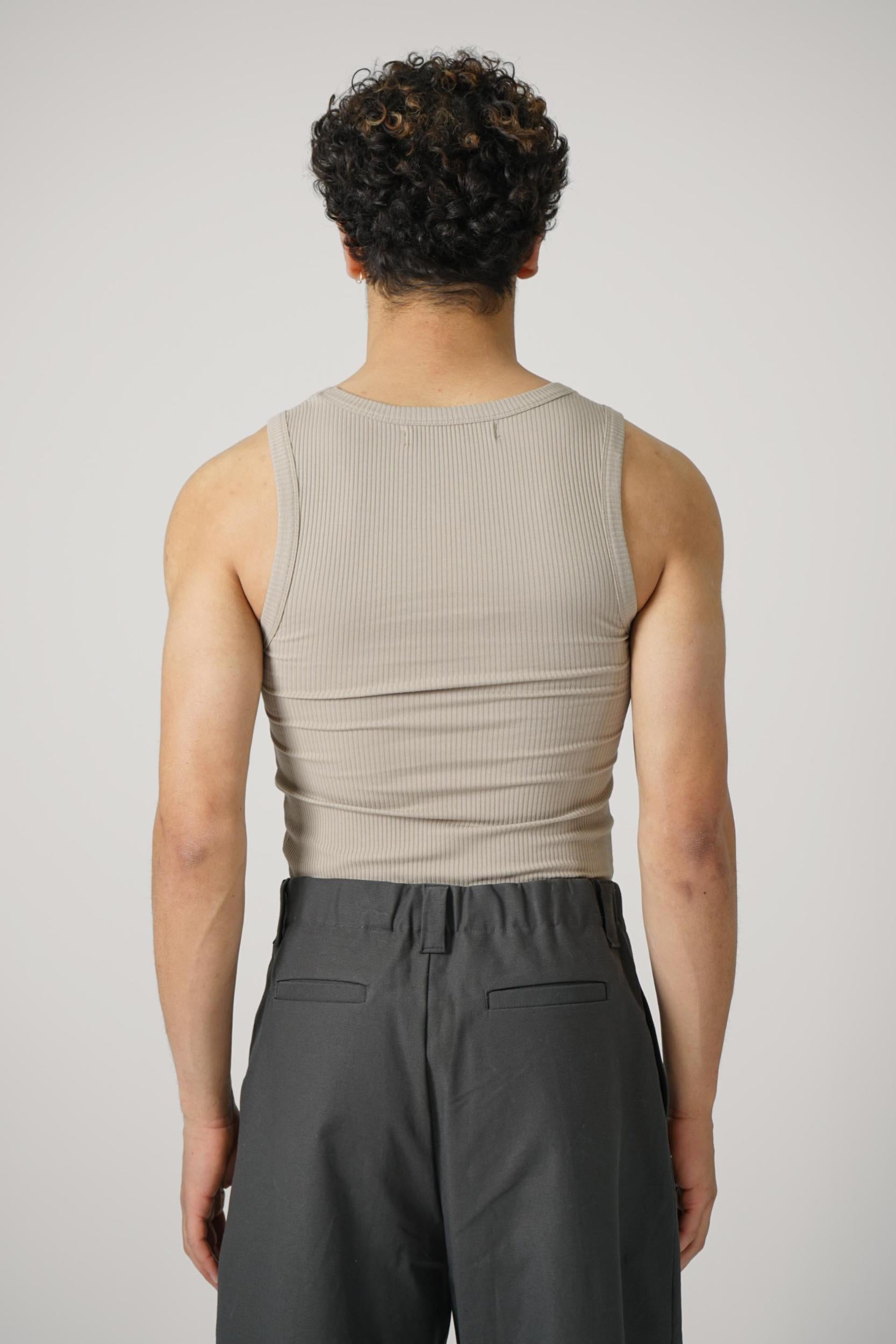 Seventh Base Rib Vest Sand