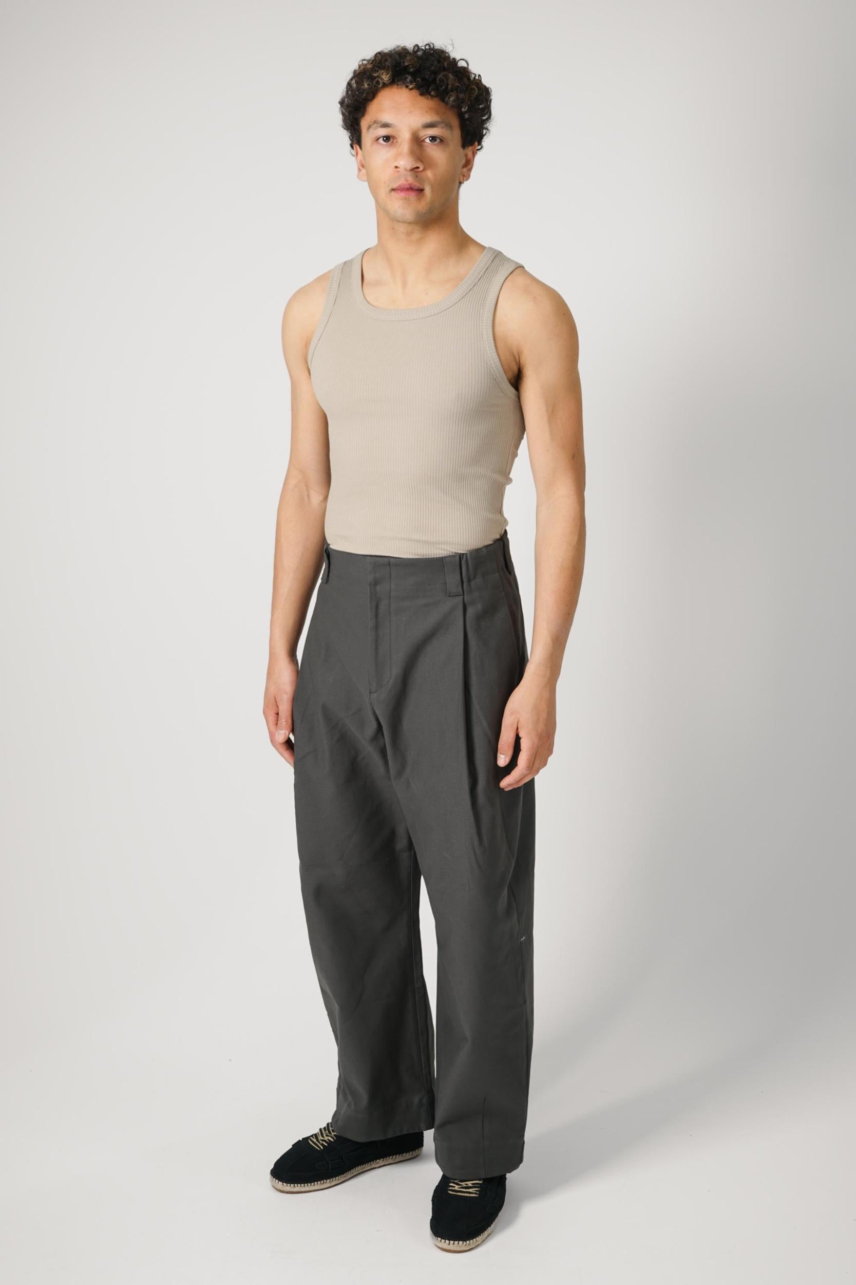 Seventh Base Rib Vest Sand