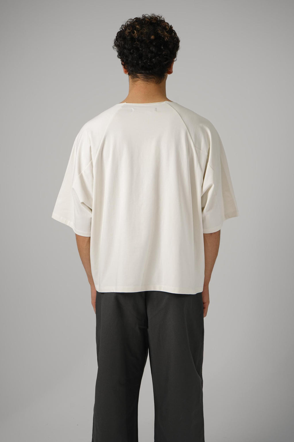 Seventh Box Cut Tee Flat White