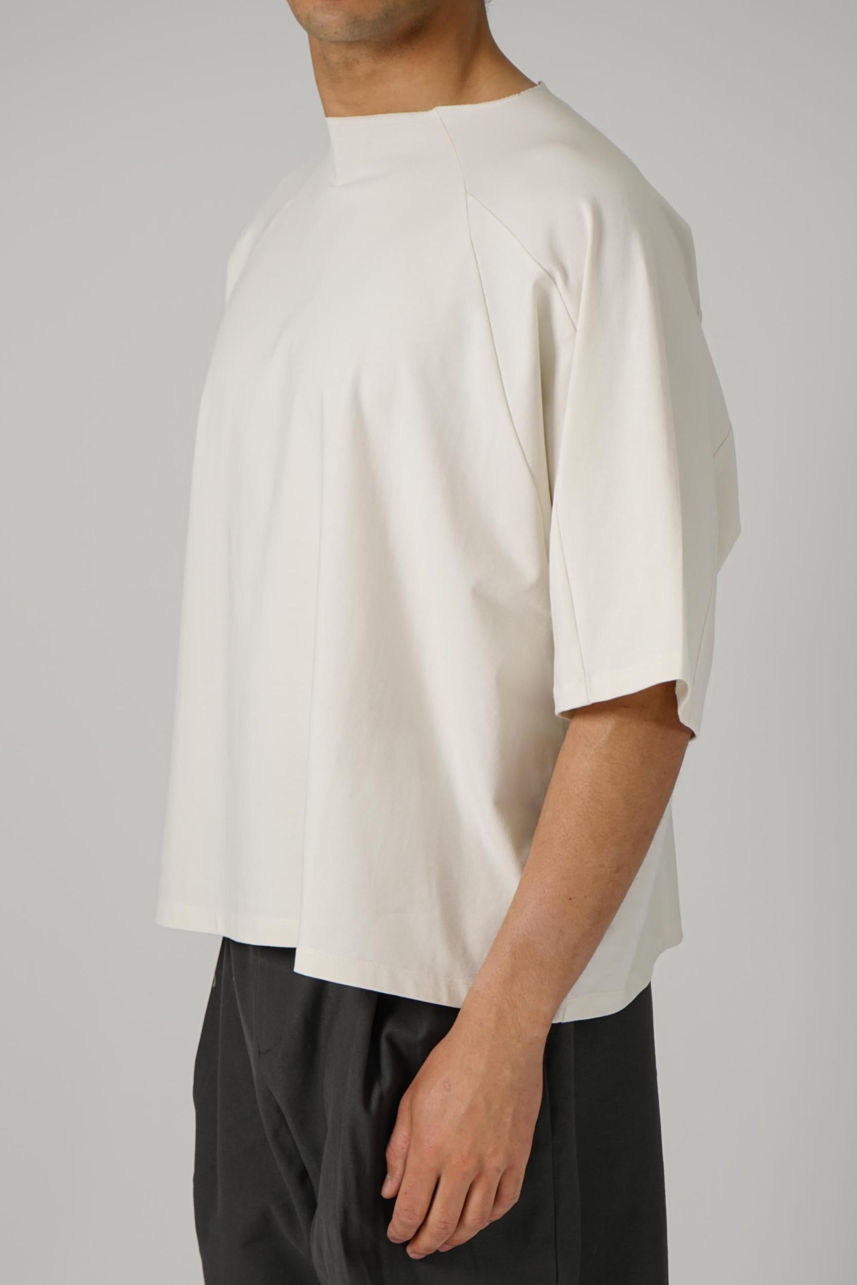 Seventh Box Cut Tee Flat White