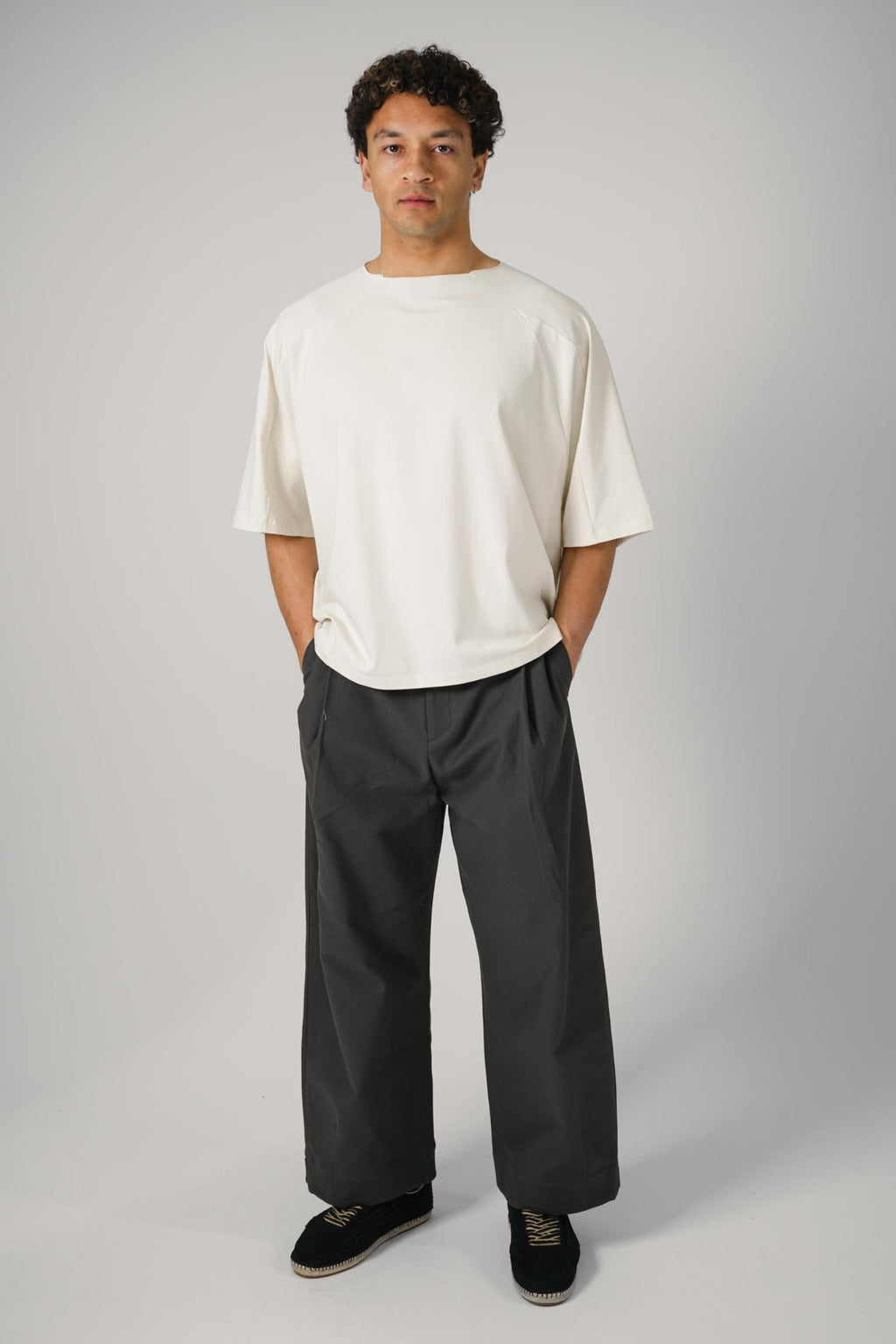 Seventh Box Cut Tee Flat White