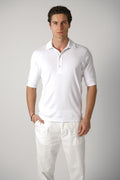 Stefan Brandt 100% Urpima Sea Island Polo Blanco