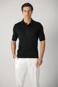 Stefan Brandt 100% Urpima Sea Island Polo Negro