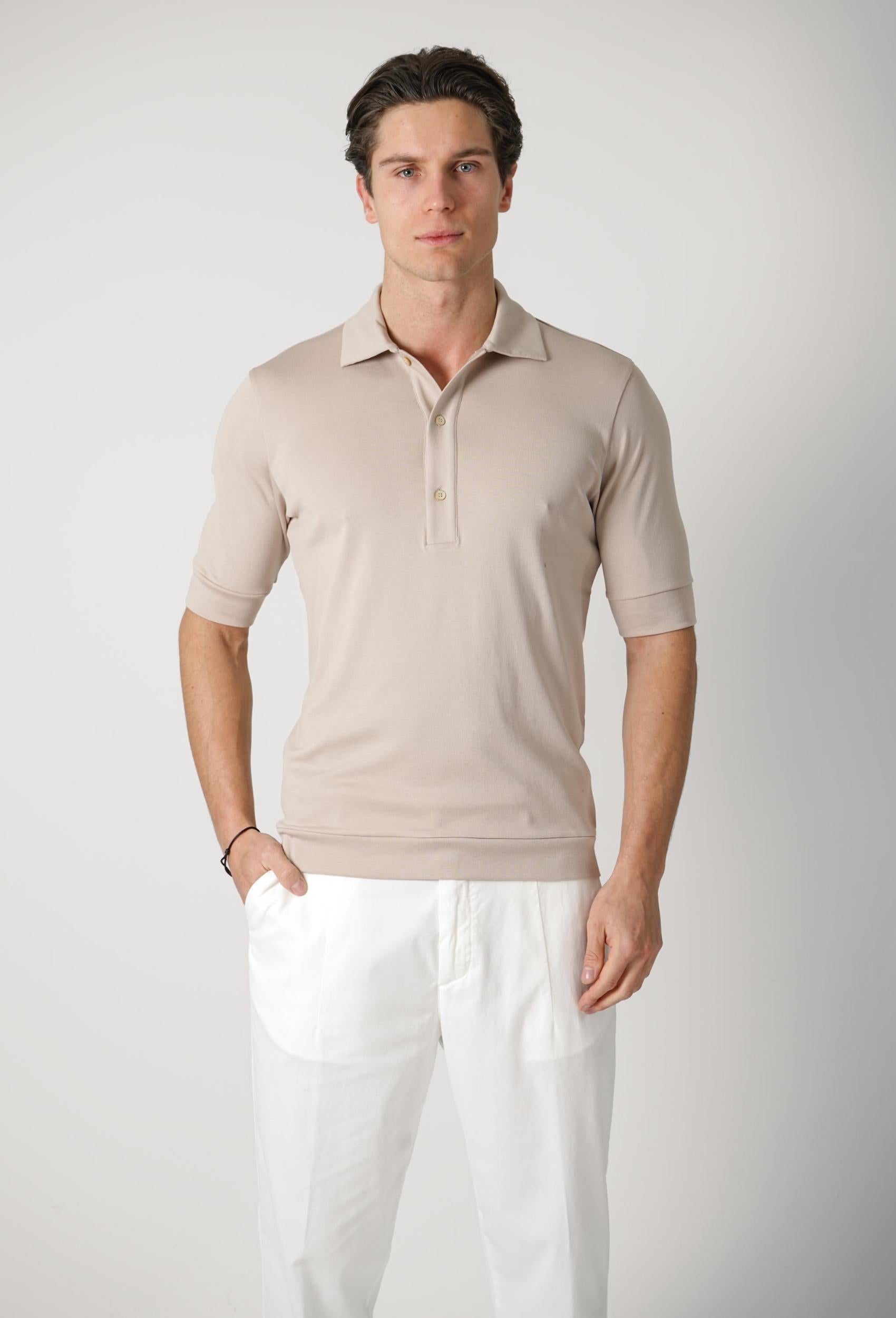 Stefan Brandt 100% Urpima Sea Island Polo Piedra