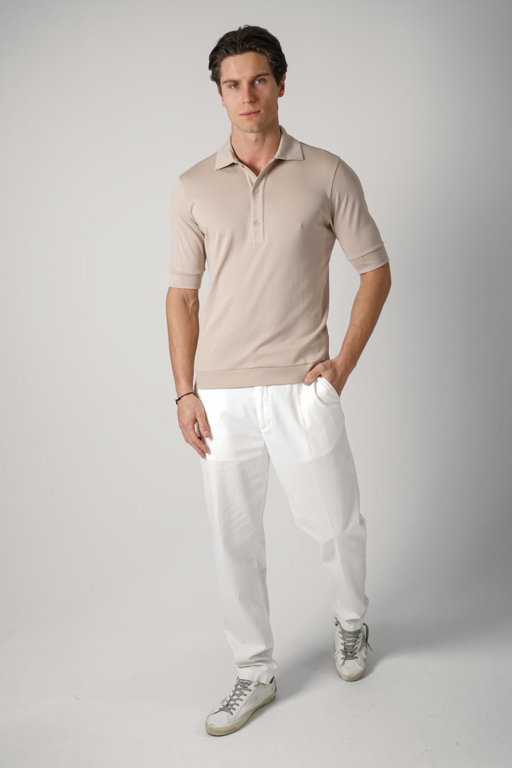 Stefan Brandt 100% Urpima Sea Island Polo Piedra
