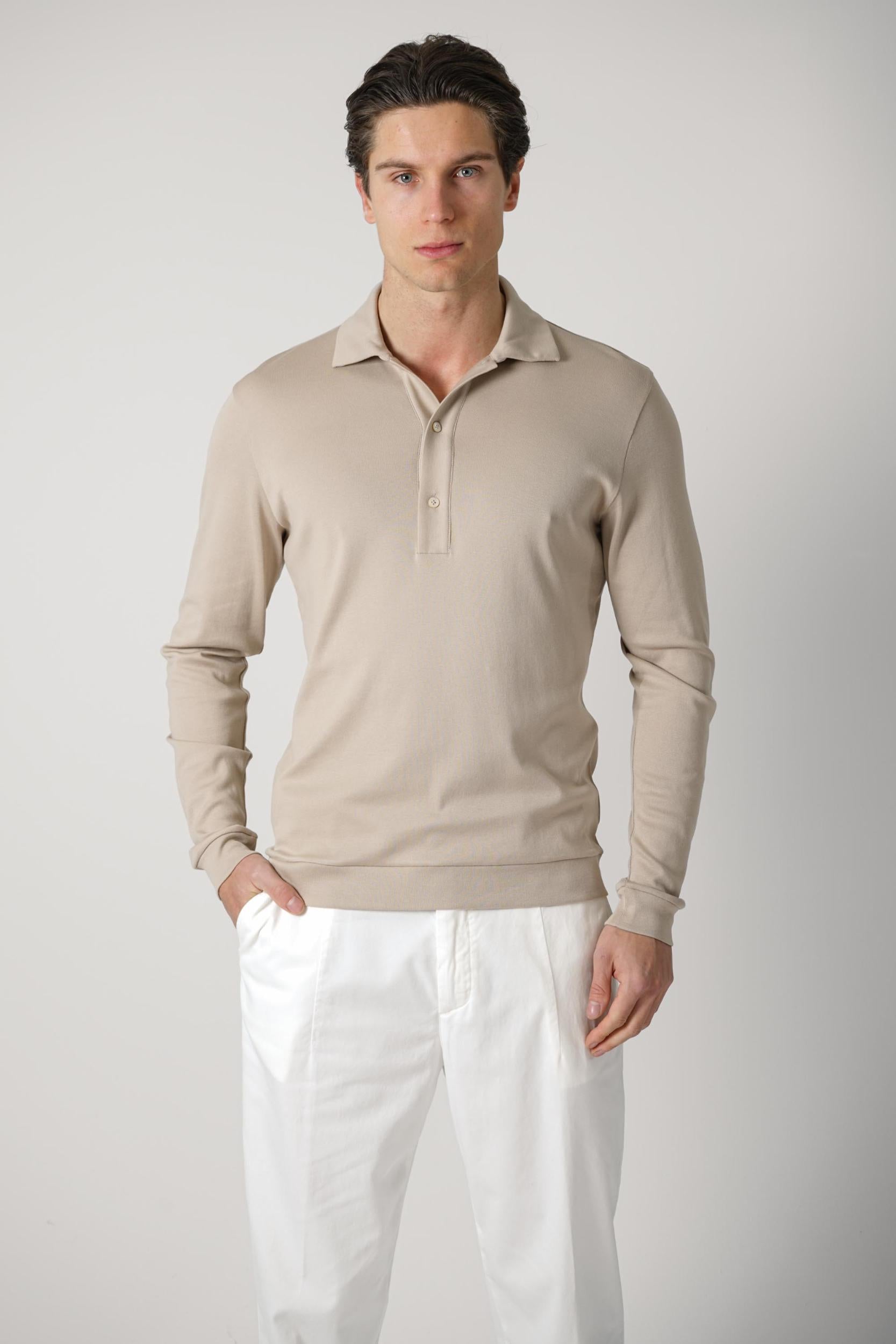 Stefan Brandt 100% Urpima Sea Island Polo Piedra