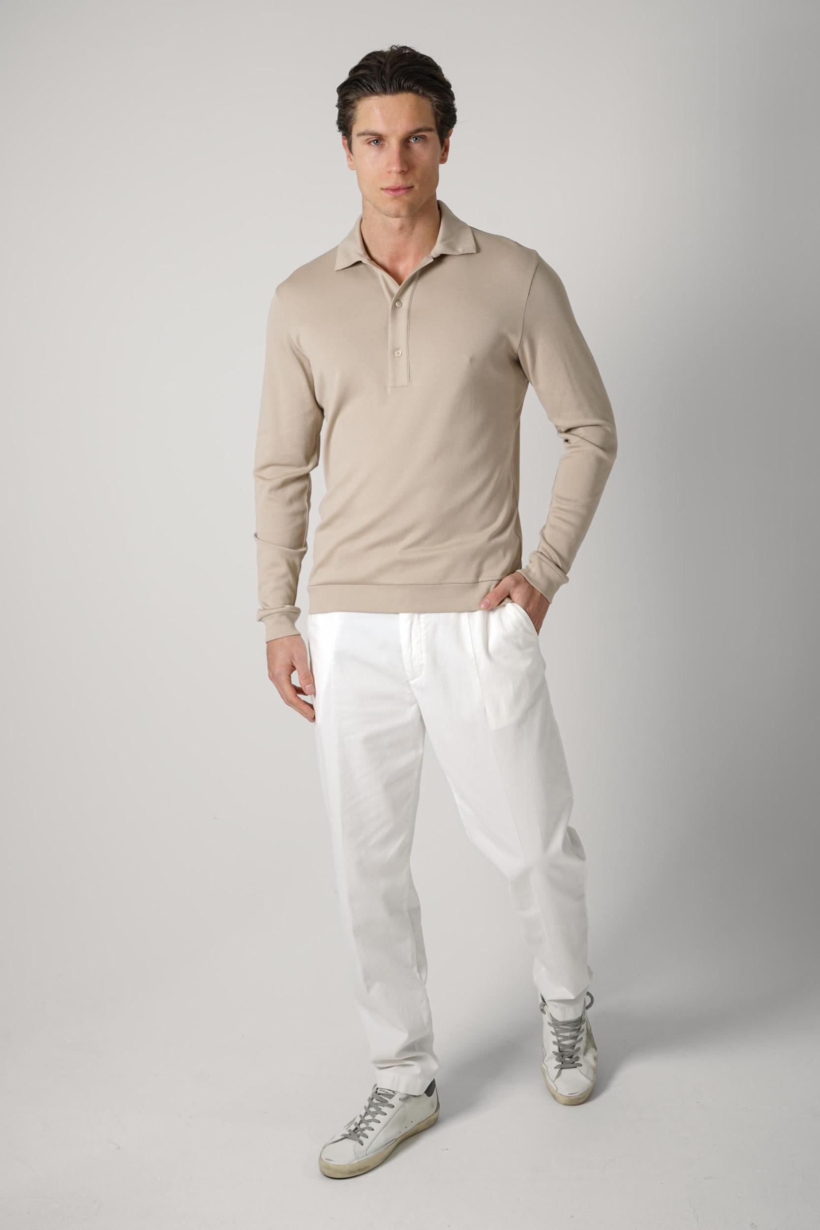 Stefan Brandt 100% Urpima Sea Island Polo Piedra