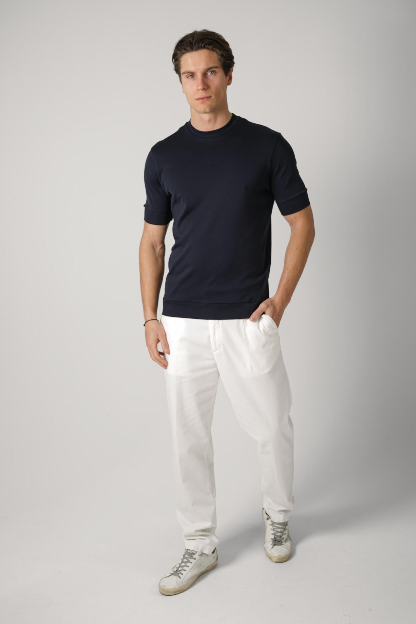 Stefan Brandt 100% Urpima Sea Island T-Shirt Acero