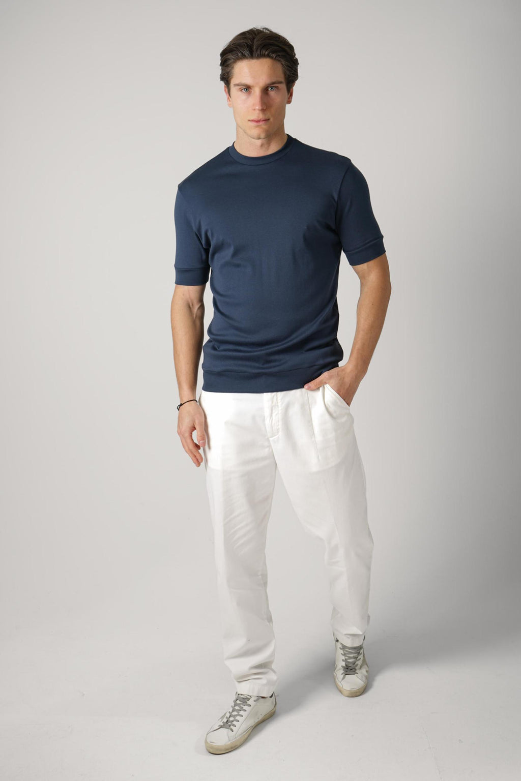 Stefan Brandt 100% Urpima Sea Island T-Shirt Acero