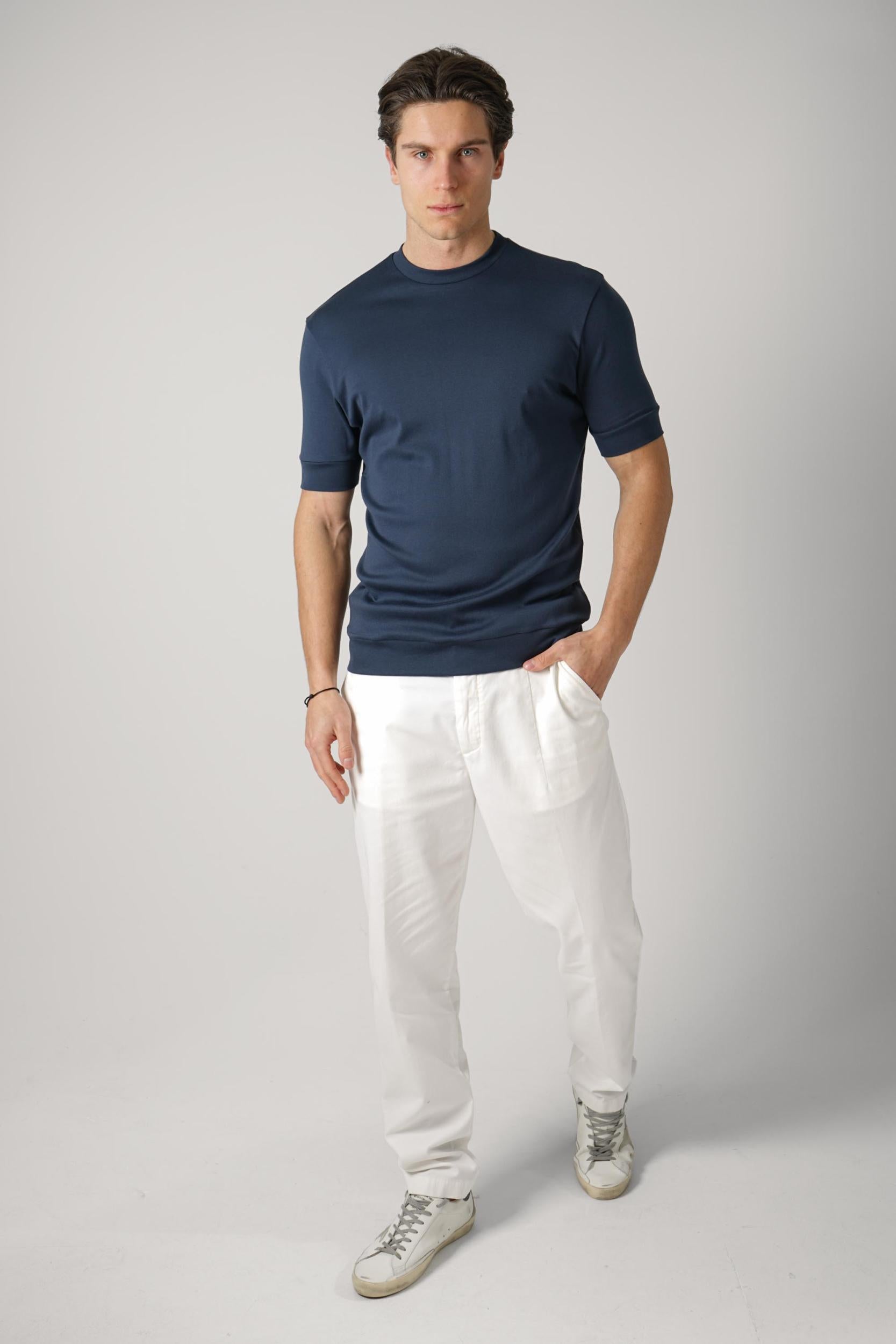 Stefan Brandt 100% Urpima Sea Island T-Shirt Acero