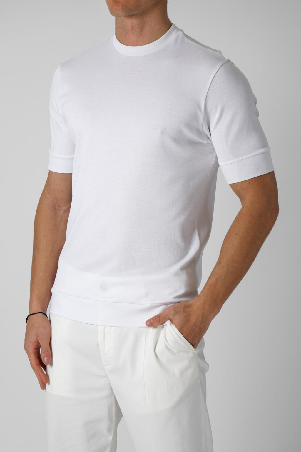 Stefan Brandt 100% Urpima Sea Island T-Shirt Blanco