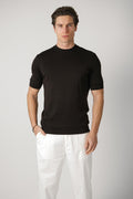 Stefan Brandt 100% Urpima Sea Island T-Shirt Choco