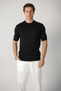 Stefan Brandt 100% Urpima Sea Island T-Shirt Negro
