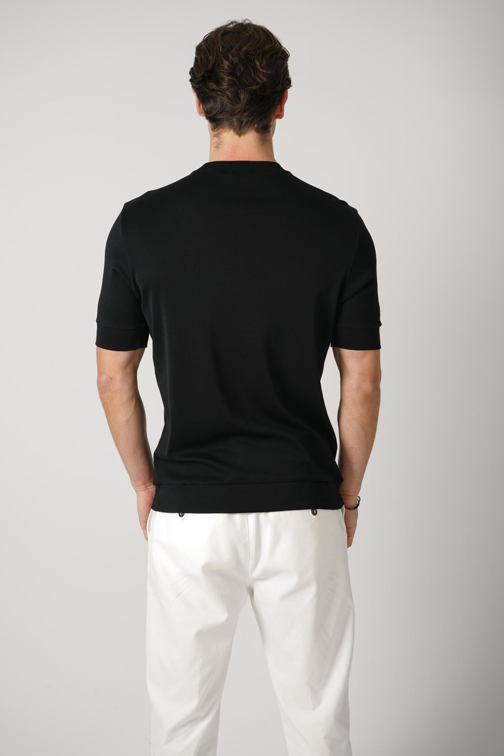 Stefan Brandt 100% Urpima Sea Island T-Shirt Negro
