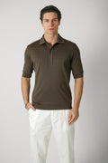Stefan Brandt 100% Urprima Sea Island Polo Fango
