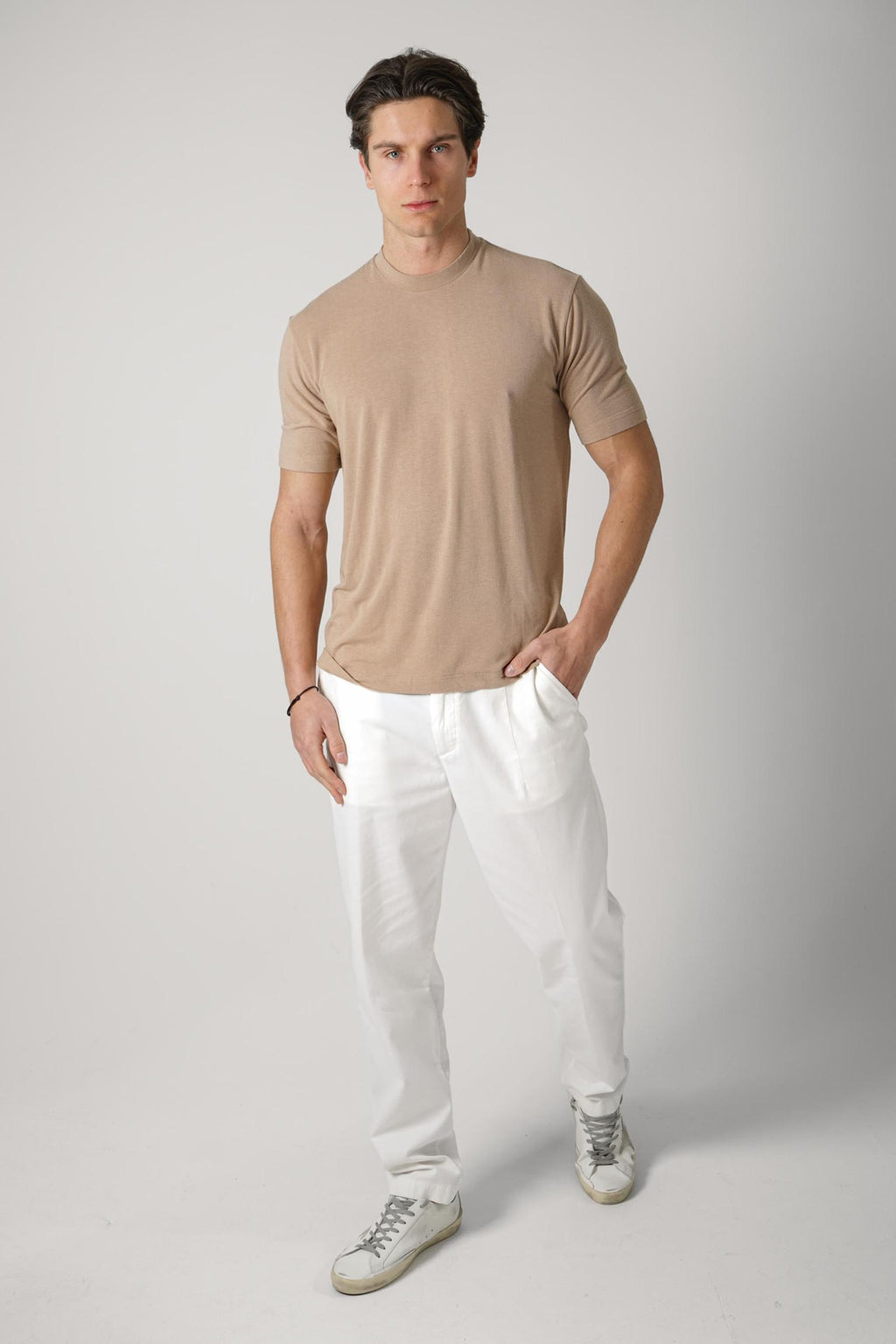 Stefan Brandt Eli Mo Ws T-Shirt Beige