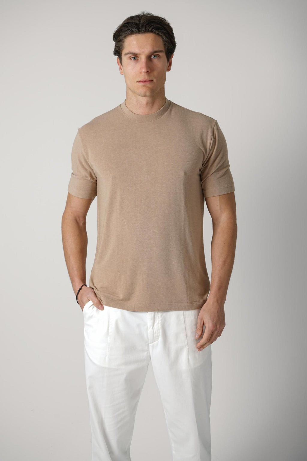 Stefan Brandt Eli Mo Ws T-Shirt Beige