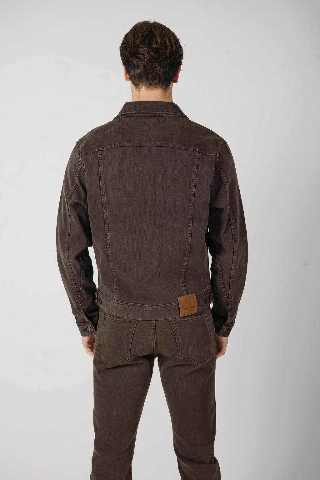 Tom Ford Denim Jacket Dark Chocolate