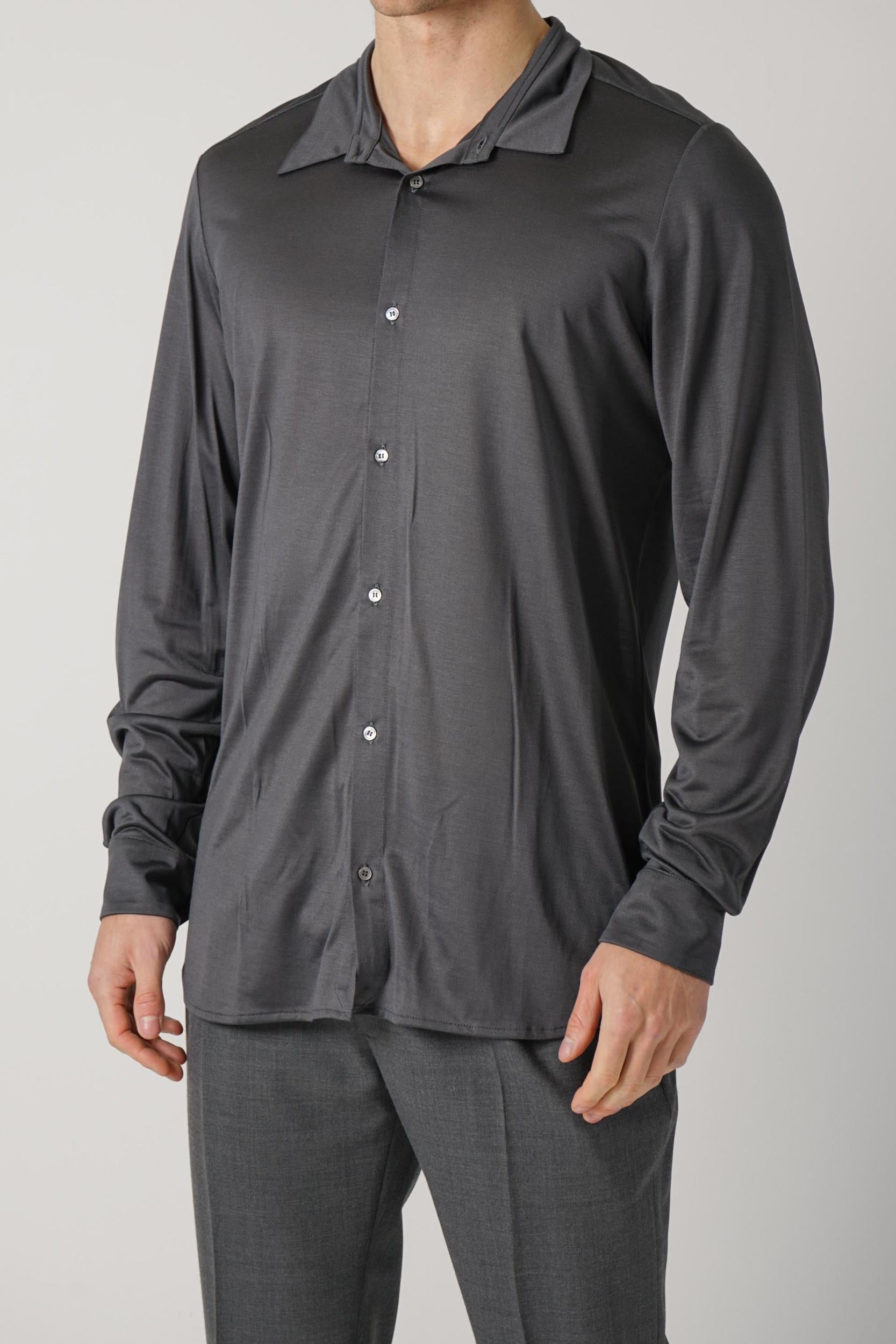 Tom Ford Silk-Satin Shirt Grey