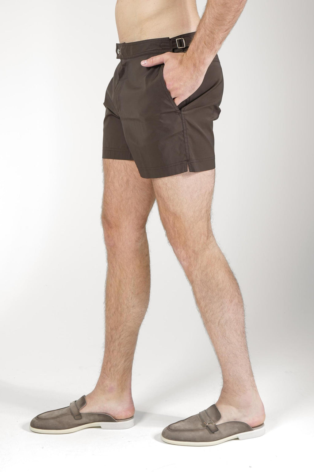 Tom Ford Swimming Trunks Brown
