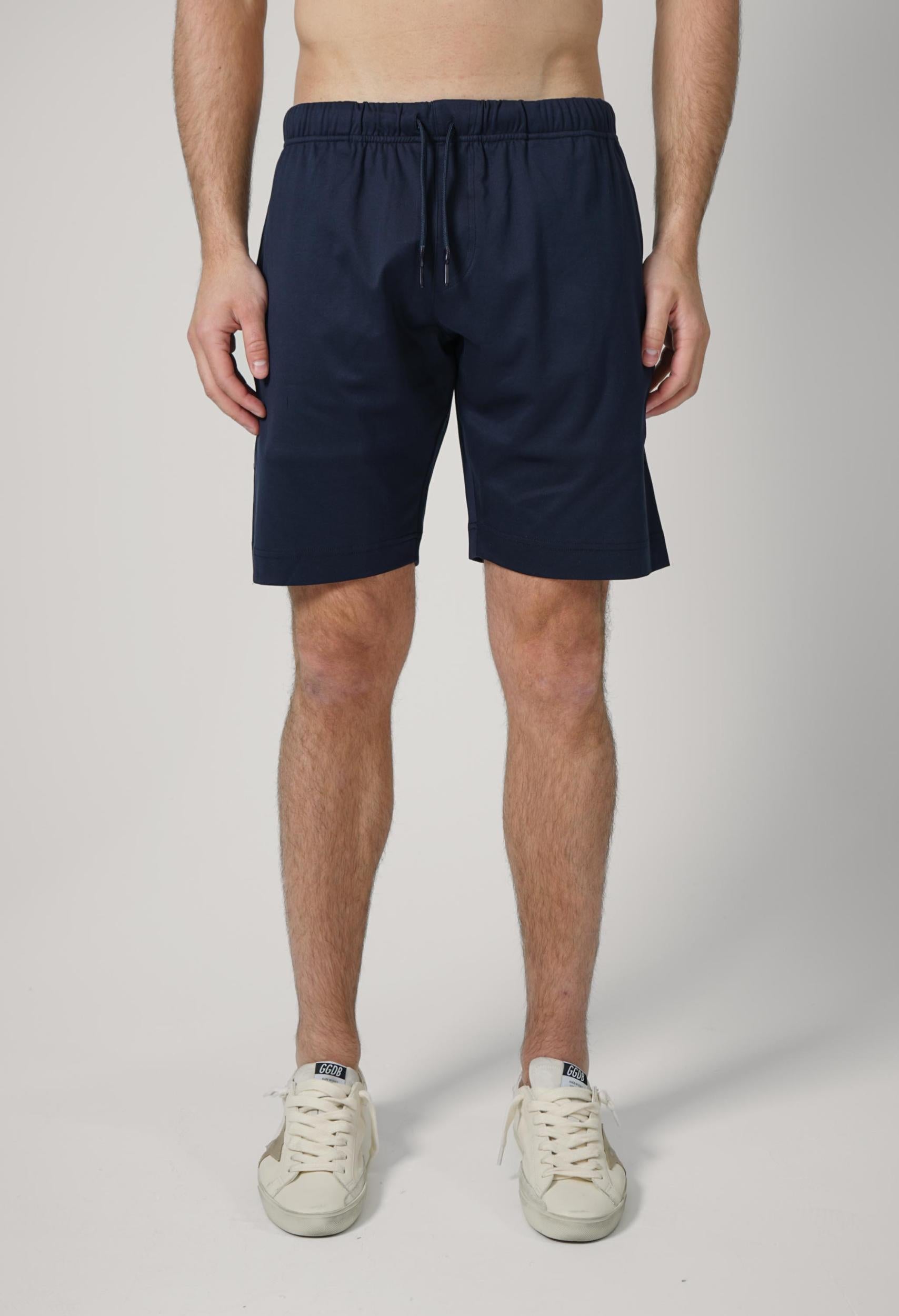 Valenza Interlock Supima Sport Shorts Navy